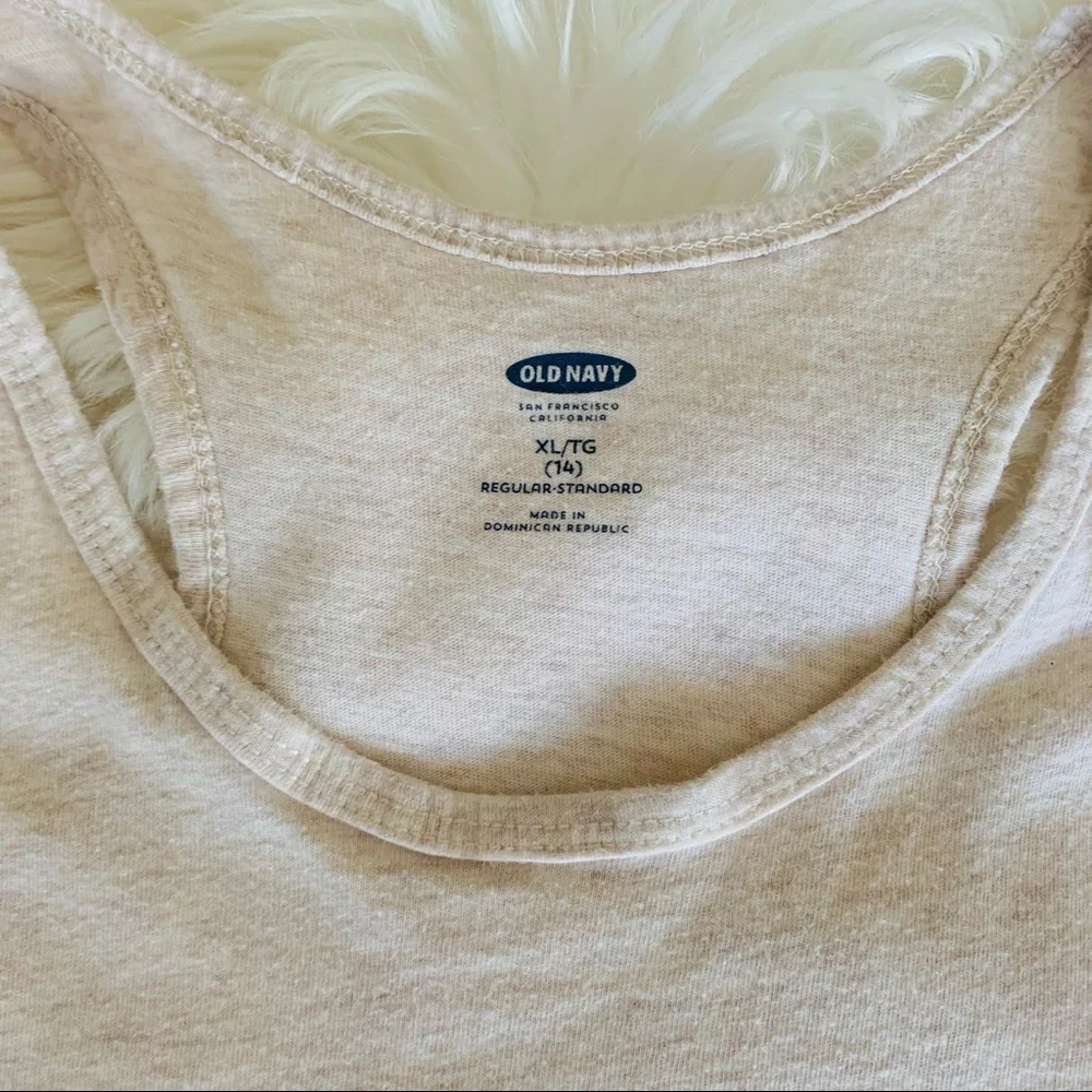 Old Navy Girls Tank Top with an Elephant